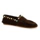 Inuovo Mocassins cuir veloursmarron