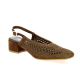 Reqins Ballerines crochetmarron