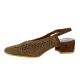 Reqins Ballerines crochetmarron