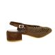 Reqins Ballerines crochetmarron