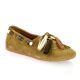 Coco abricot Mocassins cuir velourscognac
