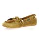 Coco abricot Mocassins cuir velourscognac