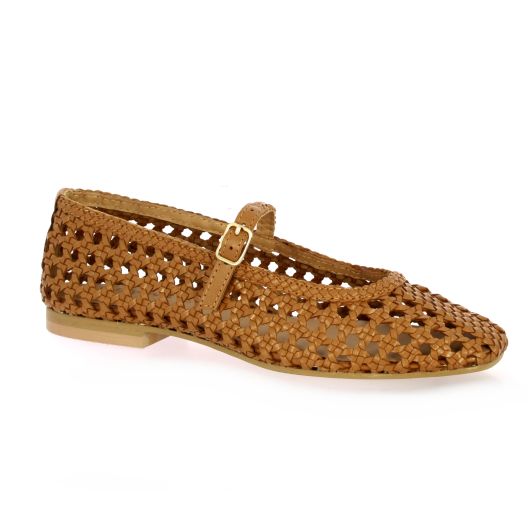 Reqins Ballerines cuircamel