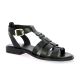 We do Nu pieds cuirnoir