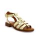 We do Nu pieds cuir laminéplatine