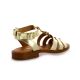 We do Nu pieds cuir laminéplatine