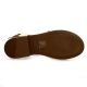 We do Nu pieds cuir laminéplatine