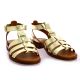 We do Nu pieds cuir laminéplatine