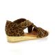 We do Nu pieds cuir veloursleopard