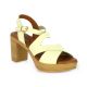Eva frutos Nu pieds cuirecru