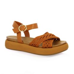 Inuovo Nu pieds cuircognac