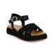 Inuovo Nu pieds cuirnoir