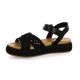 Inuovo Nu pieds cuirnoir