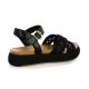 Inuovo Nu pieds cuirnoir