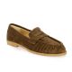 Get it Mocassins cuir veloursmarron