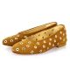 Get it Ballerines cuir velourscognac