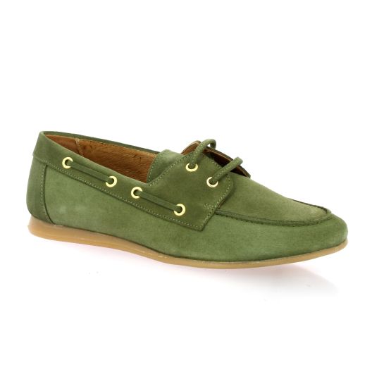 So send Mocassins cuir velourskaki