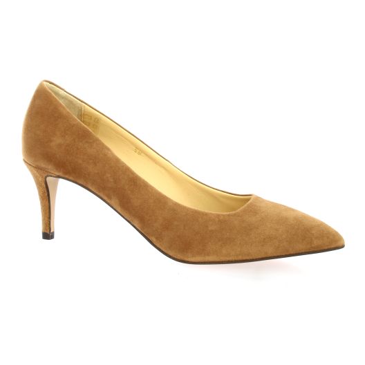 Vidi studio Escarpins cuir velourscognac
