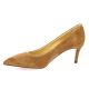 Vidi studio Escarpins cuir velourscognac