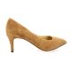 Vidi studio Escarpins cuir velourscognac