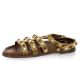 Inuovo Nu pieds cuir velourscamel