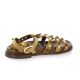 Inuovo Nu pieds cuir velourscamel