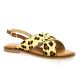 Les tropeziennes Nu pieds toileleopard