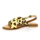 Les tropeziennes Nu pieds toileleopard
