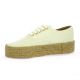 Les tropeziennes Baskets toileblanc