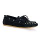 Reqins Mocassins cuir veloursmarine