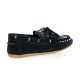 Reqins Mocassins cuir veloursmarine