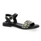 Kaola Nu pieds cuir poulainzebre