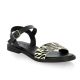 Kaola Nu pieds cuir poulainzebre