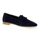 Coco abricot Mocassins cuir veloursmarine