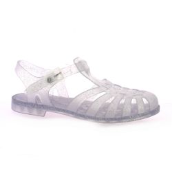 Meduses Nu pieds caoutchoucargent