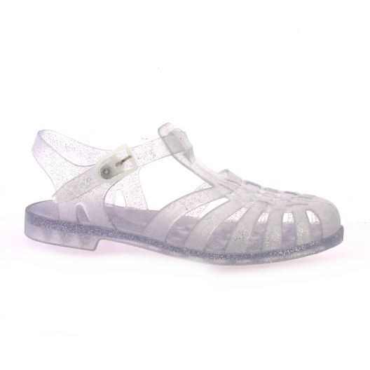 Meduses Nu pieds caoutchoucargent