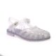 Meduses Nu pieds caoutchoucargent