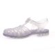 Meduses Nu pieds caoutchoucargent