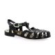 Meduses Nu pieds caoutchoucnoir