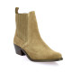 So send Boots cuir velours taupe