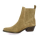 So send Boots cuir velours taupe