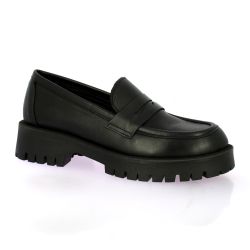 Paoyama Mocassins cuirnoir