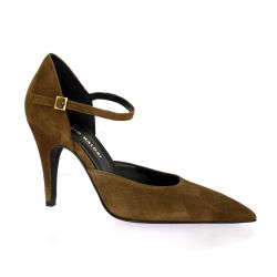 Fremilu Escarpins cuir velourstaupe