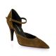 Fremilu Escarpins cuir velourstaupe