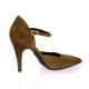 Fremilu Escarpins cuir velourstaupe