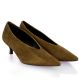 Fremilu Escarpins cuir velourstaupe