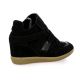 Reqins Boots cuir veloursnoir