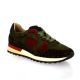 Reqins Baskets cuir veloursmarron