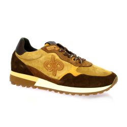 Reqins Baskets cuir velourscamel