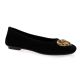 Reqins Ballerines cuir veloursnoir
